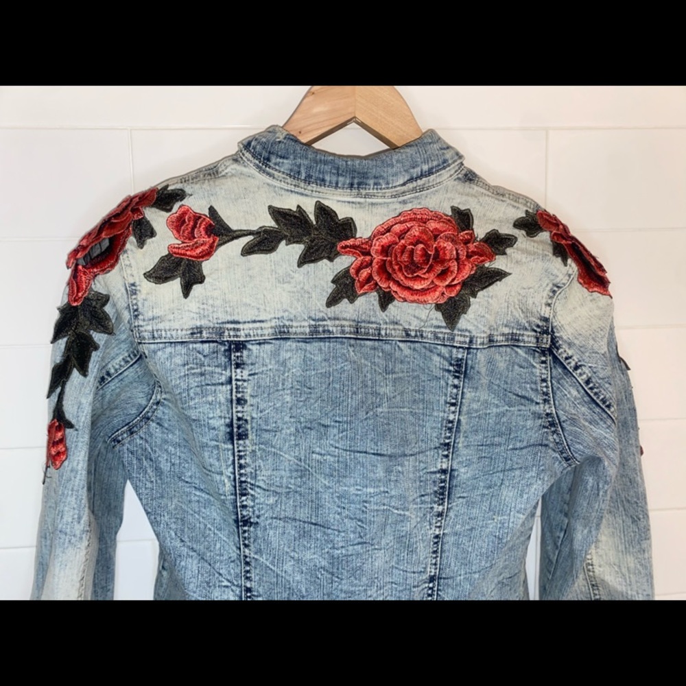 Embroidered Jean Jacket - Picture 4 of 6